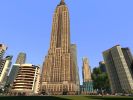 美国纽约的帝国大厦