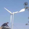 低速风力发电机微风5kw交流小型风力发电机电量充足