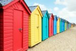布莱顿海滩的彩虹小屋，澳大利亚